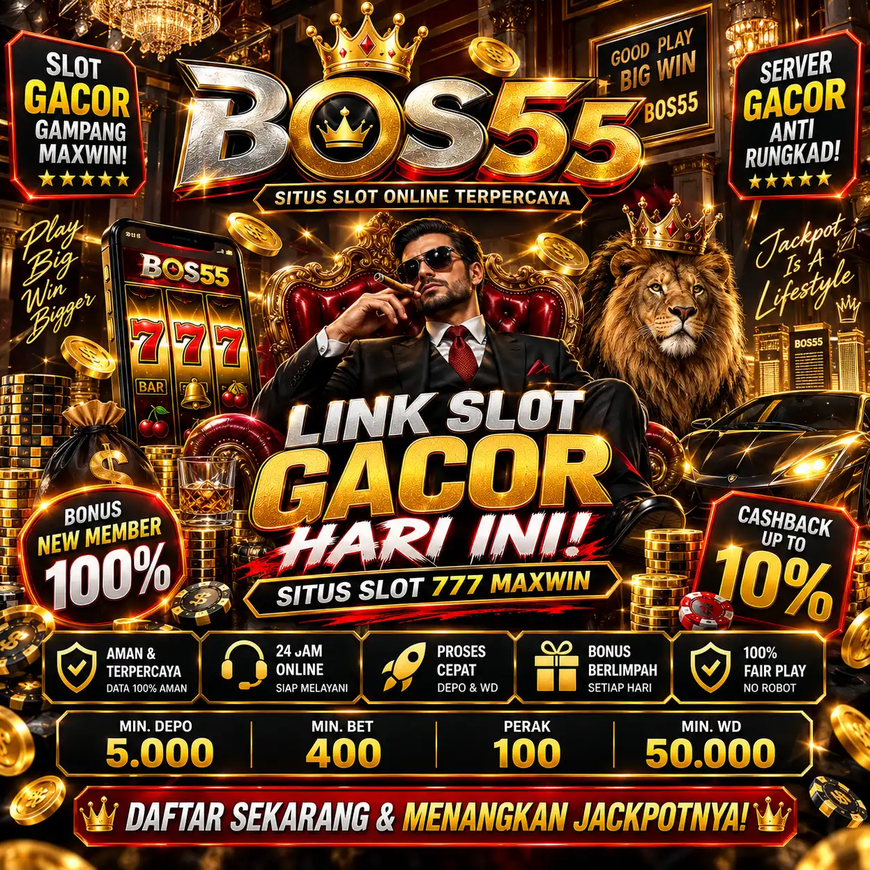 banner BOS55: Platform Games Online dengan Pilihan Slot Gratis untuk Dijelajahi